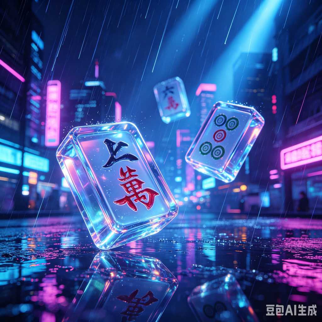 saturated color mahjong set print